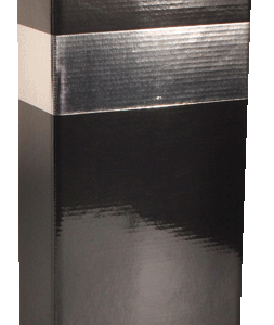Kokerdoos zilver 2 flessen 0.75 (360x160x80mm)