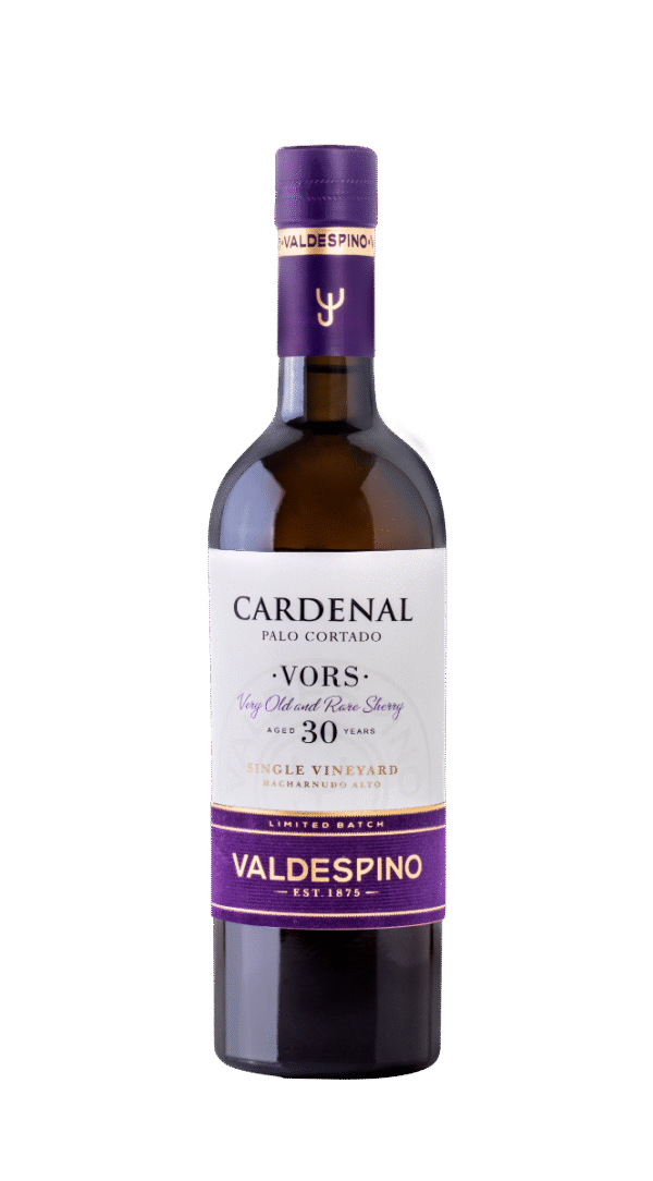 Valdespino "Cardenal"  Palo Cortado Very Old and Rare Sherry Aged 30 Years Single Vineyard Macharnudo Alto